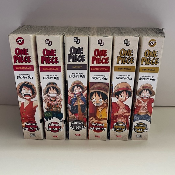 🌟SOLD🌟One piece manga lot( Volumes 1-66) 3 in 1 mangas - Picture 4 of 4